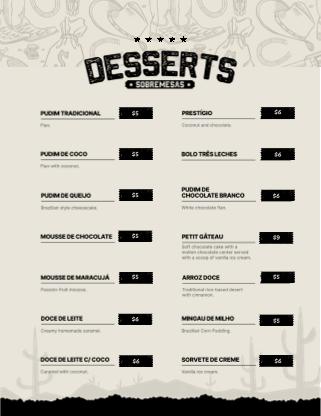 Rodeio Grill Bar & Restaurant Menu image 2